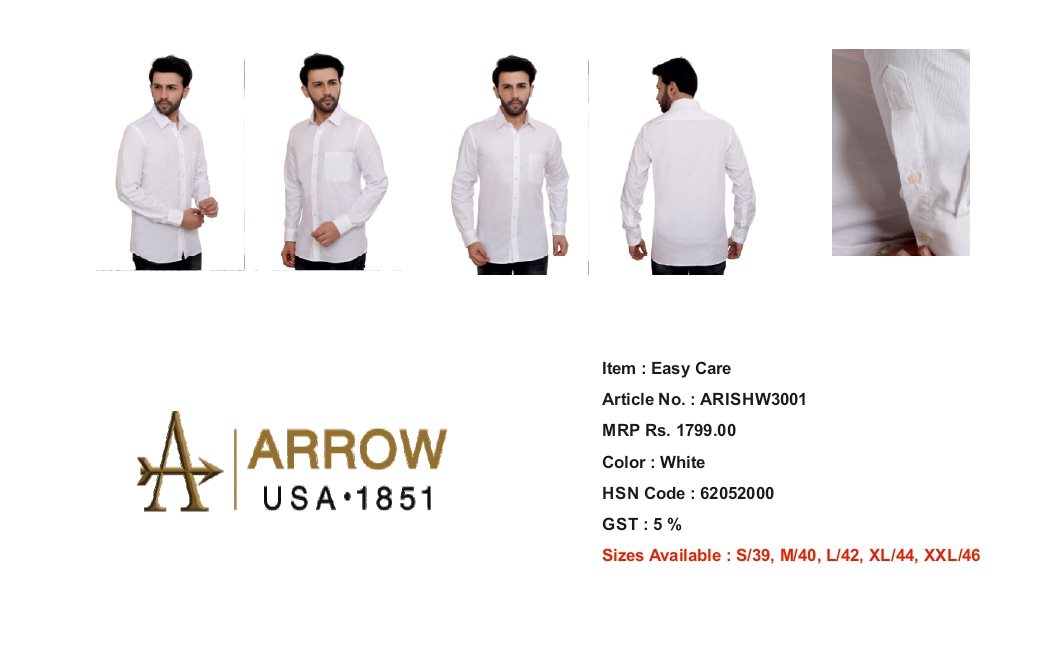 arrow white color